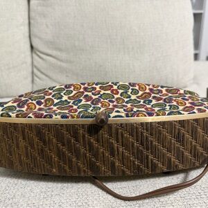 Vintage 1960s MCM  Salton Hotray Automatic Bun Warmer — With paisley cover